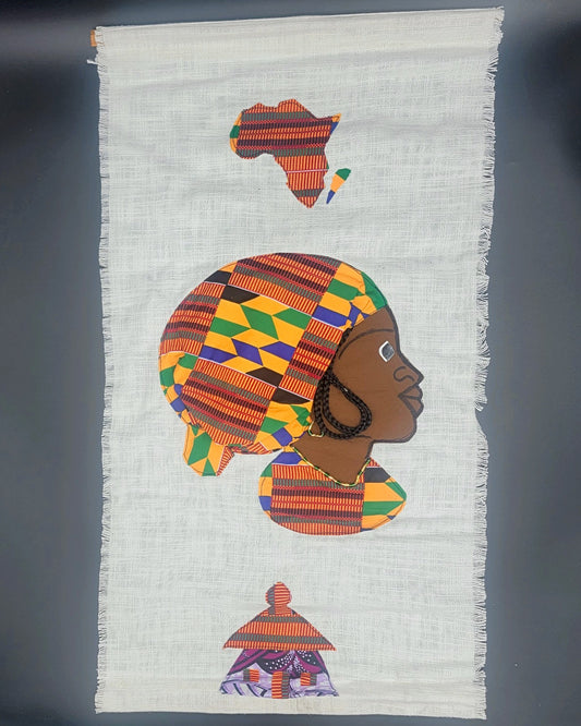 AFRICAN FABRIC WALL DECO